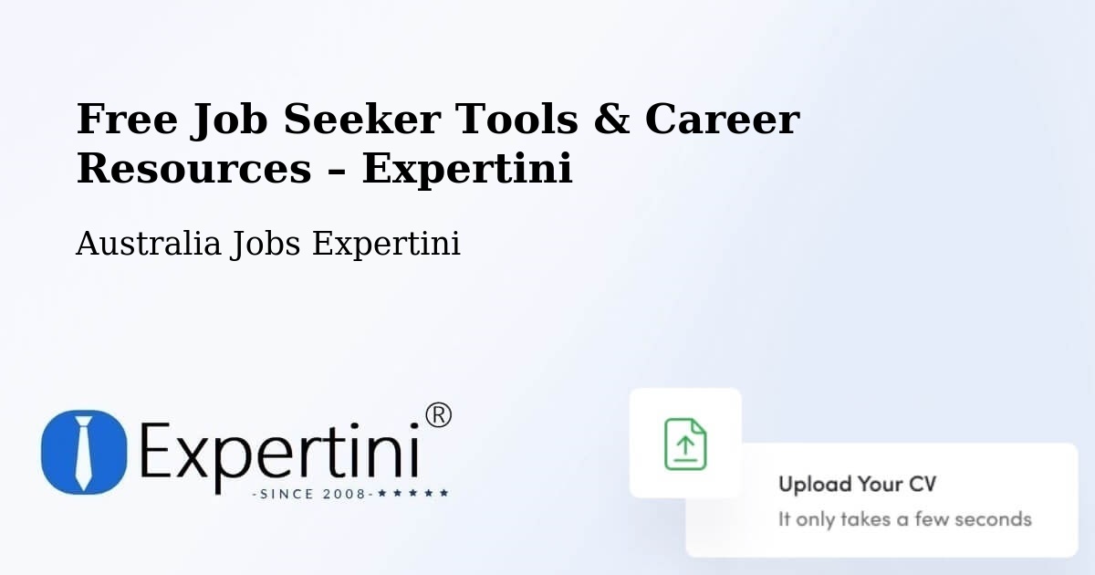 Free Job Seeker Tools & Career Resources – Mandurah - Mandurah, Australia Jobs Expertini